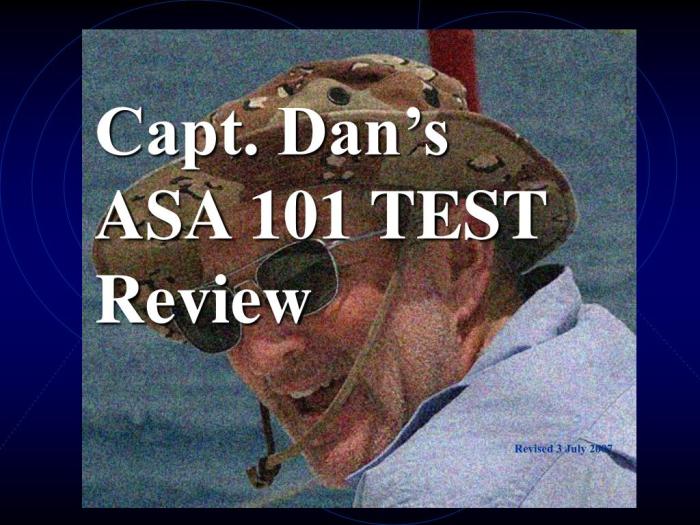 Asa 101 test questions and answers pdf