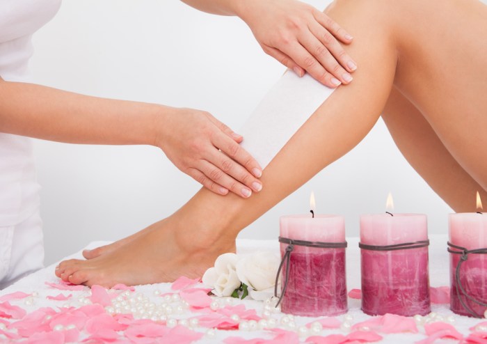 The scheduling time between waxing services is generally